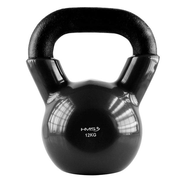 Kettlebell pokryt vinylem HMS KNV12 12 kg, ern