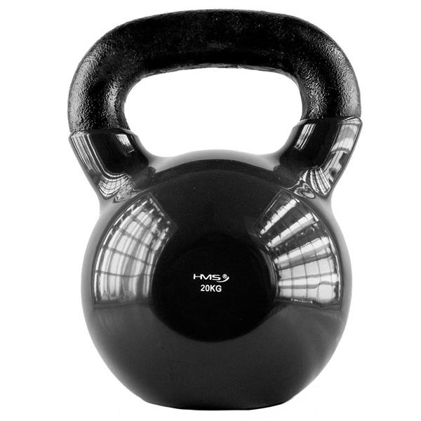 Kettlebell pokryt vinylem HMS KNV20 20 kg, ern