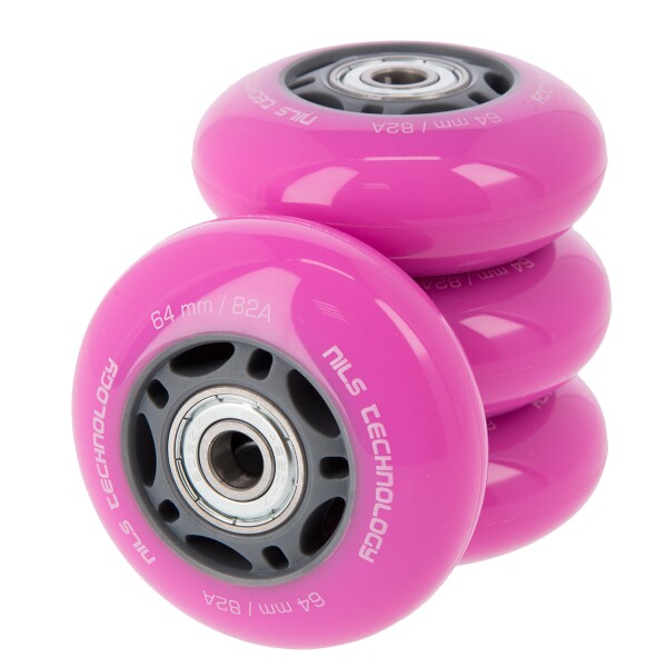 PU koleka s loisky NILS EXTREME 64x24mm ABEC 7 rov