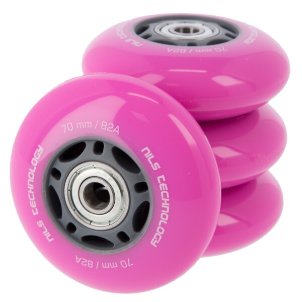 PU koleka s loisky NILS EXTREME 70x24mm ABEC 7 rov