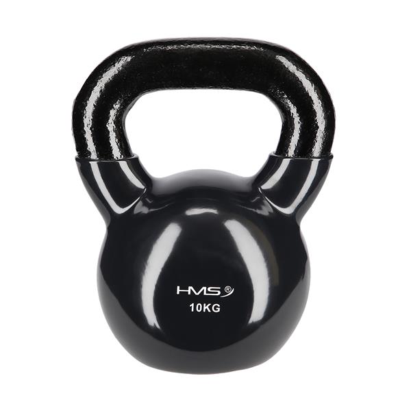 Kettlebell pokryt vinylem HMS KNV10 10 kg, ern