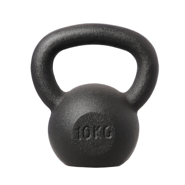 Litinov kettlebell HMS KZG10 10 kg, ern