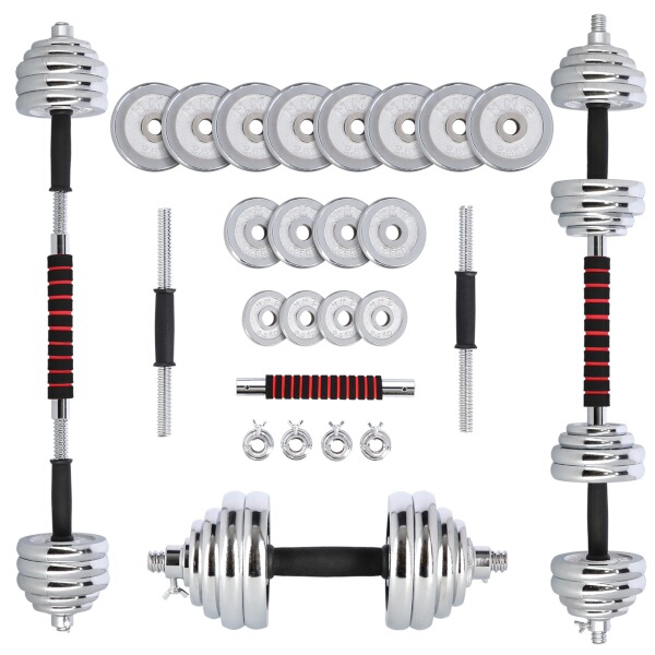 inkov set v kufru HMS STC30 2x15 kg, chrom