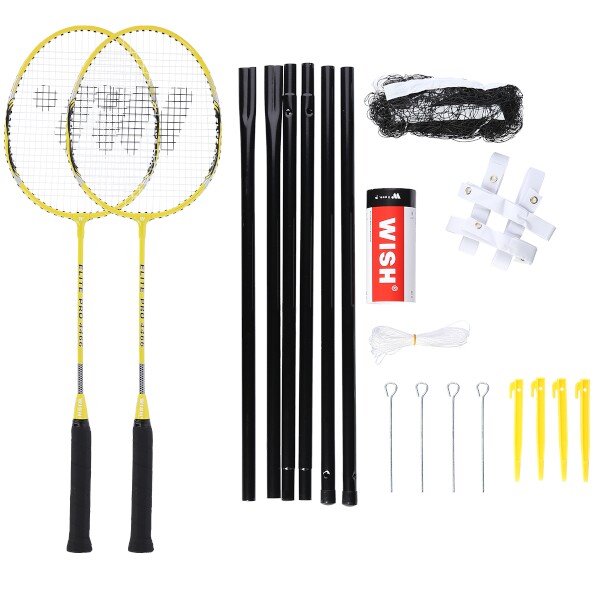 Sada raket na badminton WISH Alumtec 4466, lut