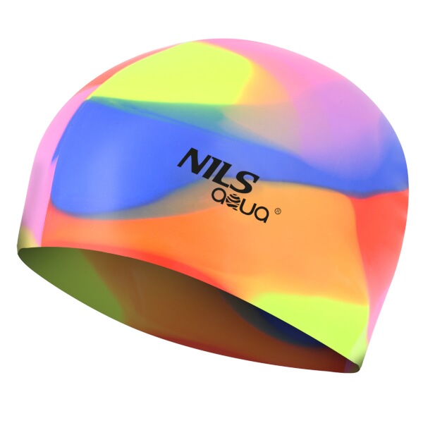 Silikonová čepice NILS Aqua multicolor MM114