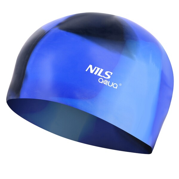 Silikonová čepice NILS Aqua multicolor MS82