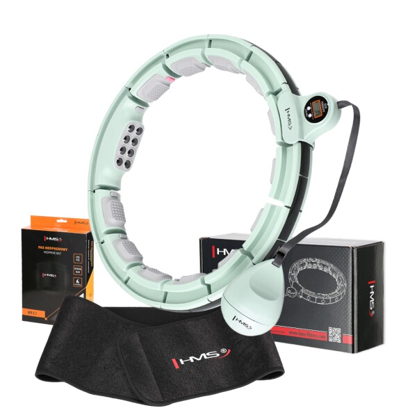 Sada masn hula hoop HMS HHM13 se zvam, magnety a potadlem a zethlujcho psu BR163 zelen
