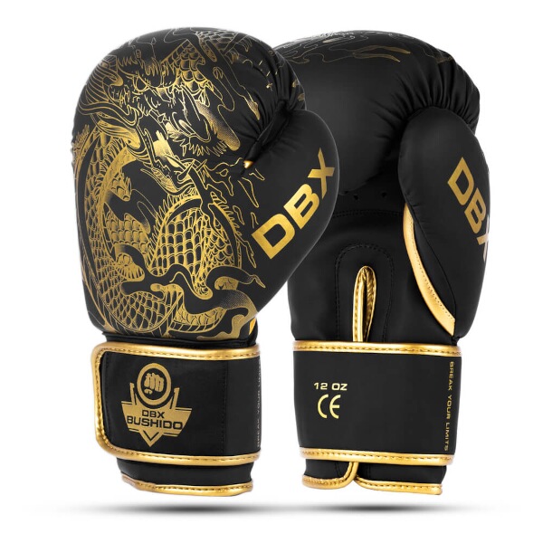 Boxersk rukavice DBX BUSHIDO Gold Dragon