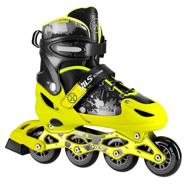 Kolekov brusle NILS Extreme NA18137A Rocko lut