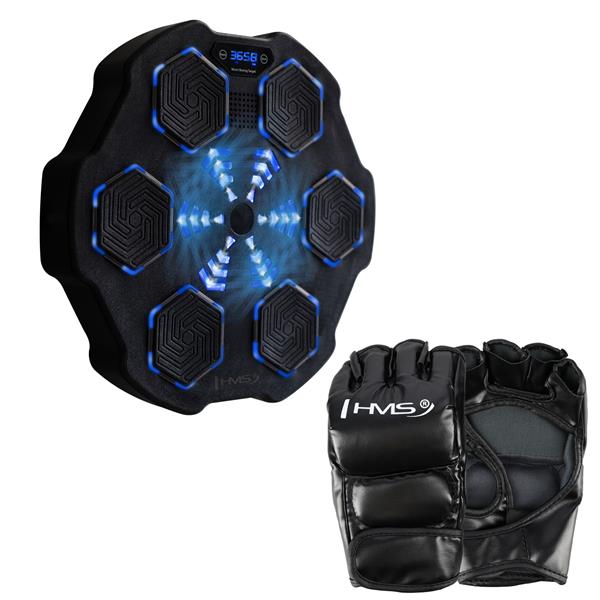 Elektronick boxersk ter HMS TB02 s LED, Bluetooth a rukavicemi (Music Boxing Machine)