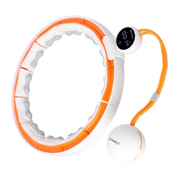 Masn hula hoop HMS HHM21 se zvam, magnety a potadlem bl/oranov