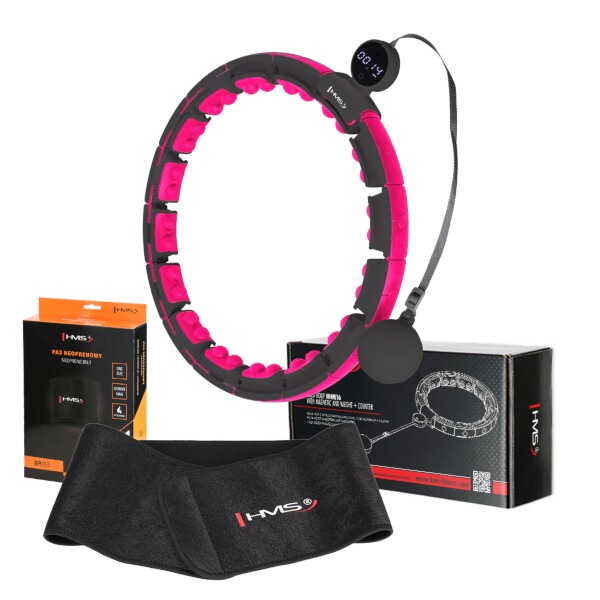 Sada masn hula hoop HMS HHM16 ern se zvam, magnety a potadlem a zethlujcho psu BR163