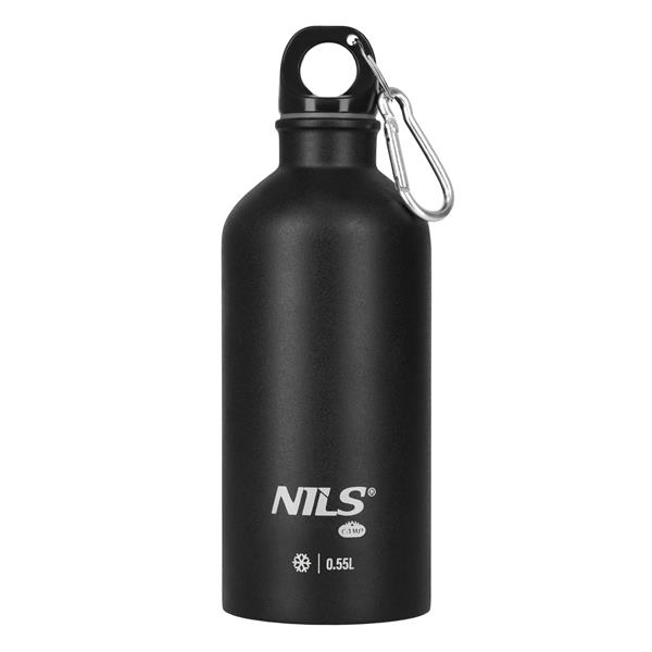 Nerezov turistick lhev NILS Camp NC3801 ern 500 ml