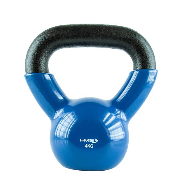 KN 4 KG KETTLEBELL POKRYTÝ VINYLOM HMS