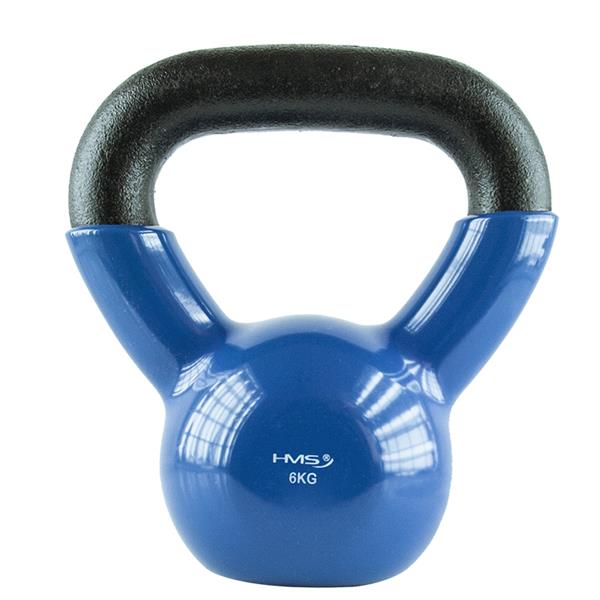 KN 6 KG KETTLEBELL POKRYTÝ VINYLOM HMS