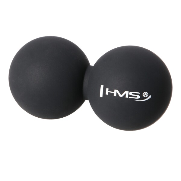 Dvojitý masážní míč HMS BLC02 černý - Lacrosse Ball